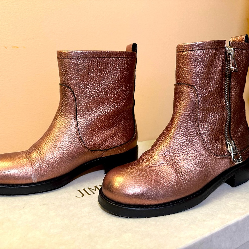 Jimmy Choo boots.